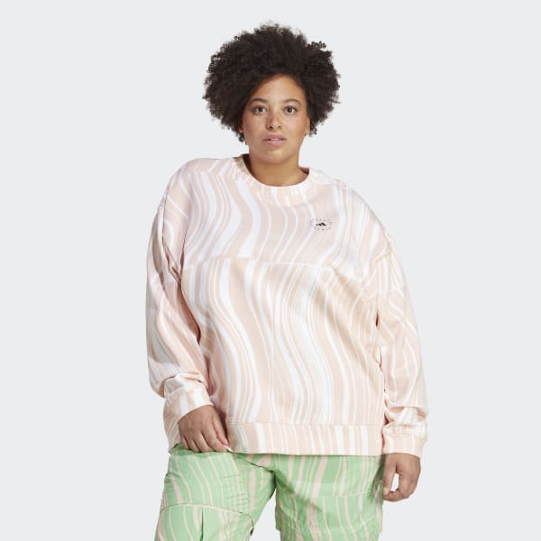 Pink adidas by Stella McCartney Graphic Sweatshirt (Plus Size)