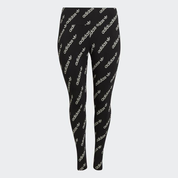 Zwart Legging (Grote Maat) TM294