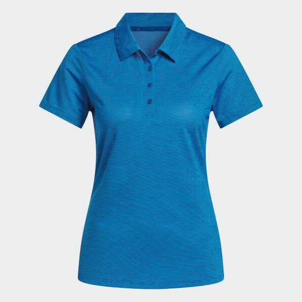 Azul Playera Polo de Manga Corta Ottoman Para Mujer