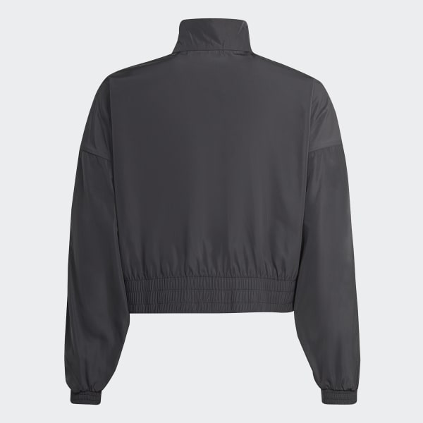 Negro Casaca Deportiva Corta Adicolor