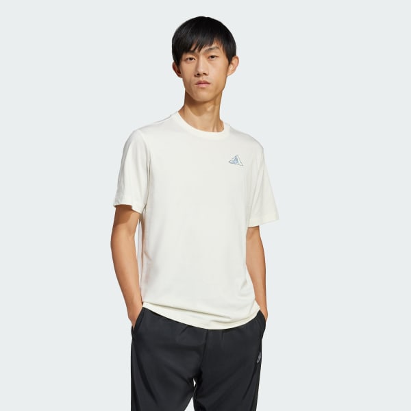 アディダス Earth Day グラフィック 半袖Tシャツ - ホワイト