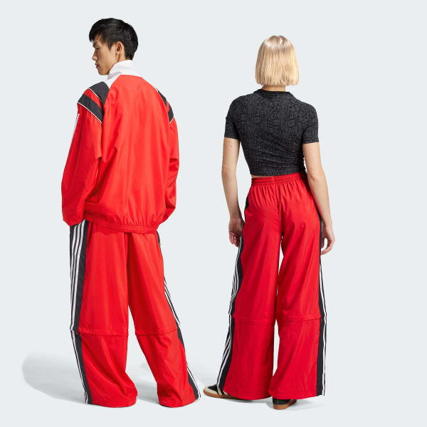 Rojo Pantalones Deportivos Rasant Cut Line