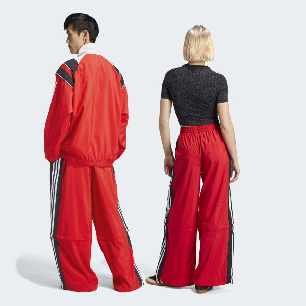 アディダス Rasant カットライン トラックパンツ - レッド