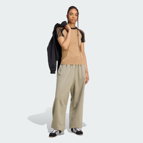 nau Áo Thun Slim Raglan 3 Sọc Adicolor