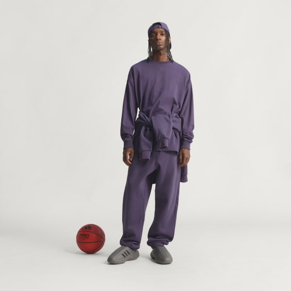 Lila adidas Basketball Longsleeve – Genderneutral