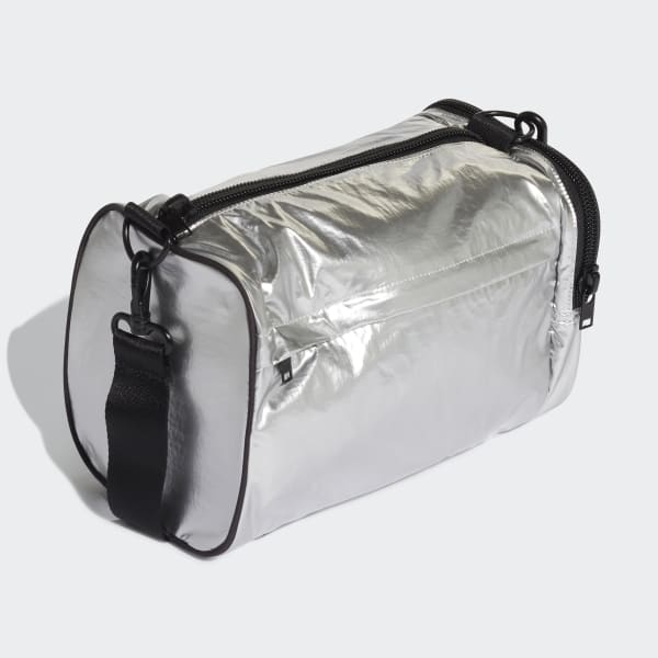 adidas gym bag silver