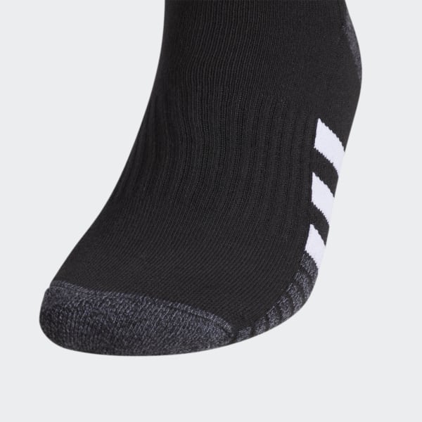 Black Cushioned Low-Cut Socks 3 Pairs