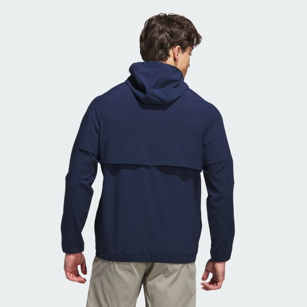 modrá Go-to Full-Zip Windbreaker