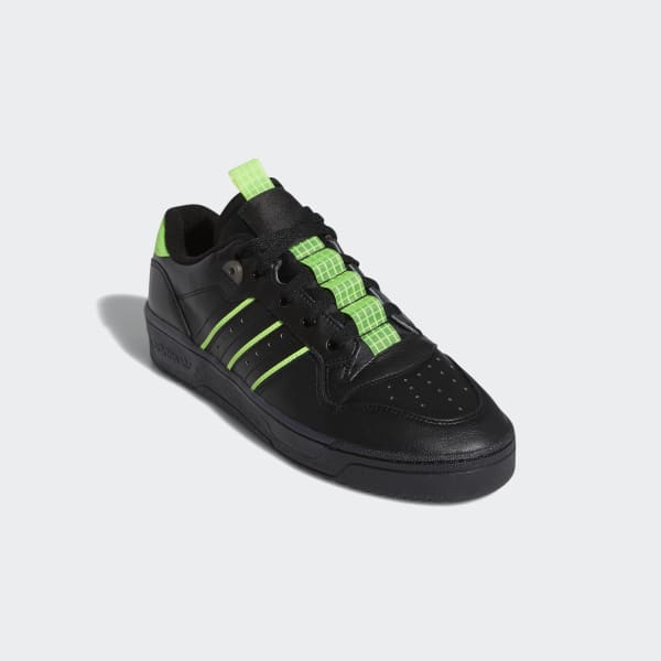 tenis adidas negro con verde