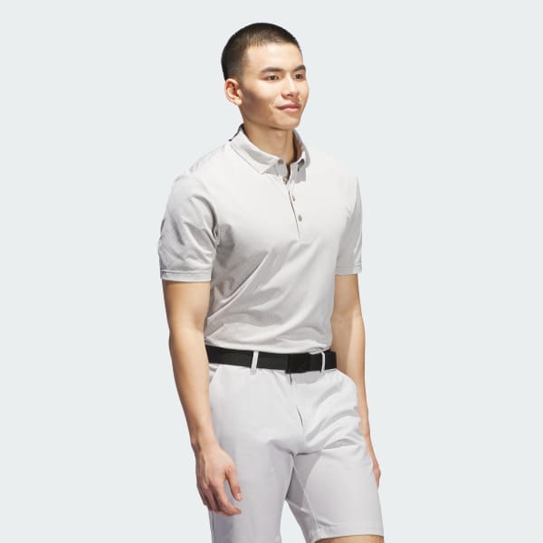 adidas Ultimate365 Hounds Jacquard Polo Shirt - White | Free