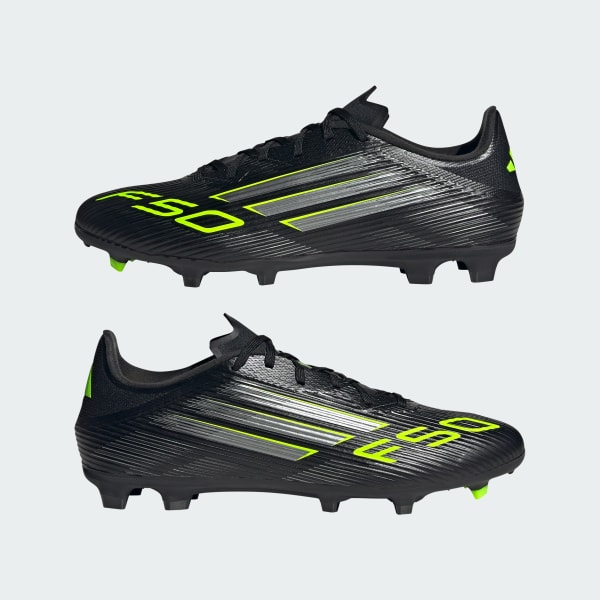 adidas F50 League Firm/Multi-Ground Cleats - Black | Free