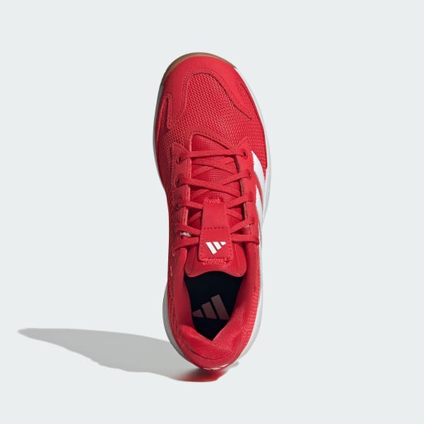 Childrens red adidas trainers clearance