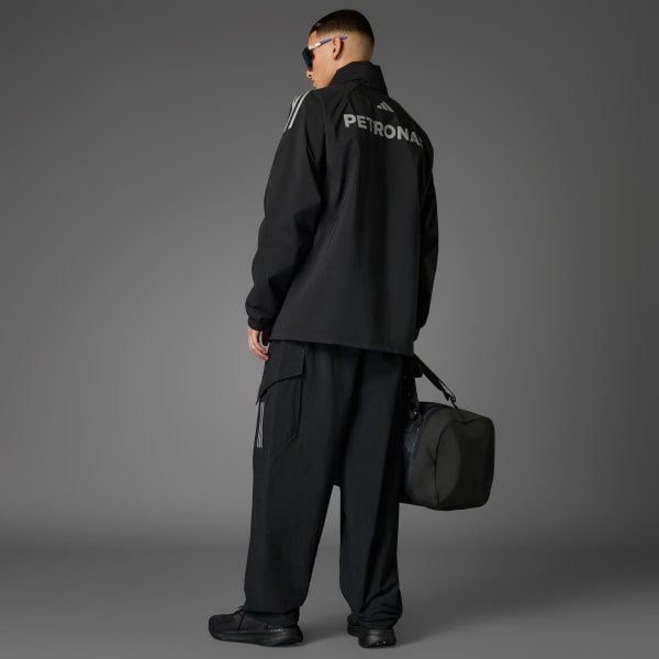 Black MERCEDES - AMG PETRONAS FORMULA ONE TEAM MECHANICS RAIN JACKET