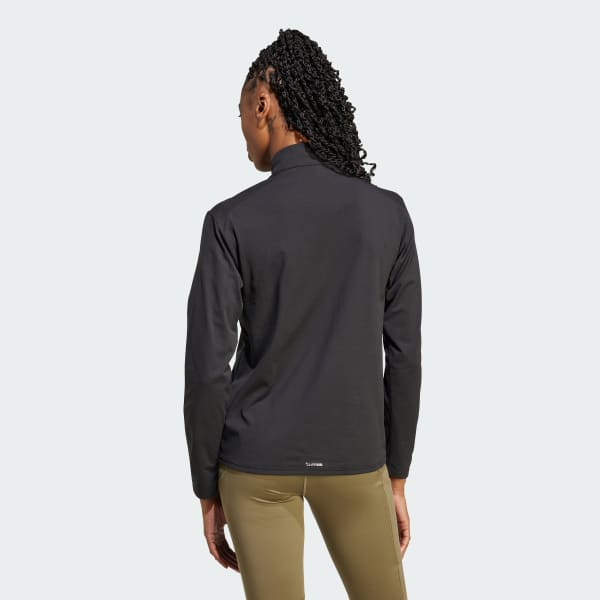 Nero Maglia Terrex Multi Climacool 1/2 Zip Long Sleeve
