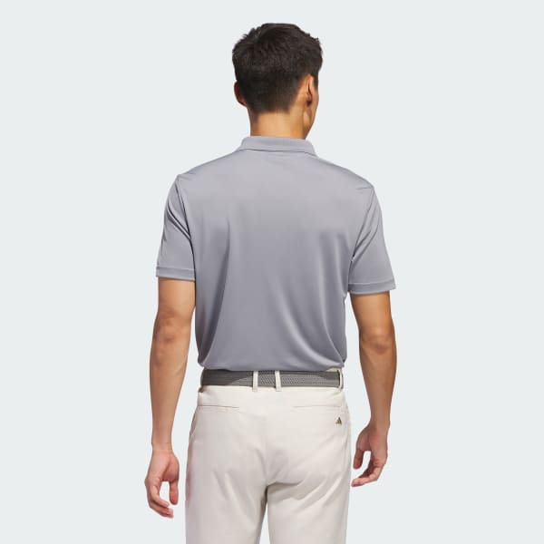 Grey Adi Performance Polo Shirt