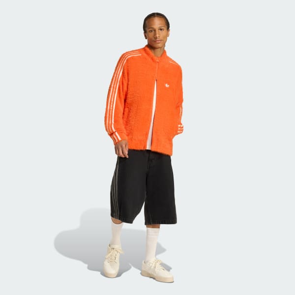Naranja CHAMARRA DEPORTIVA CLASSIC DE MOHAIR SINTÉTICO