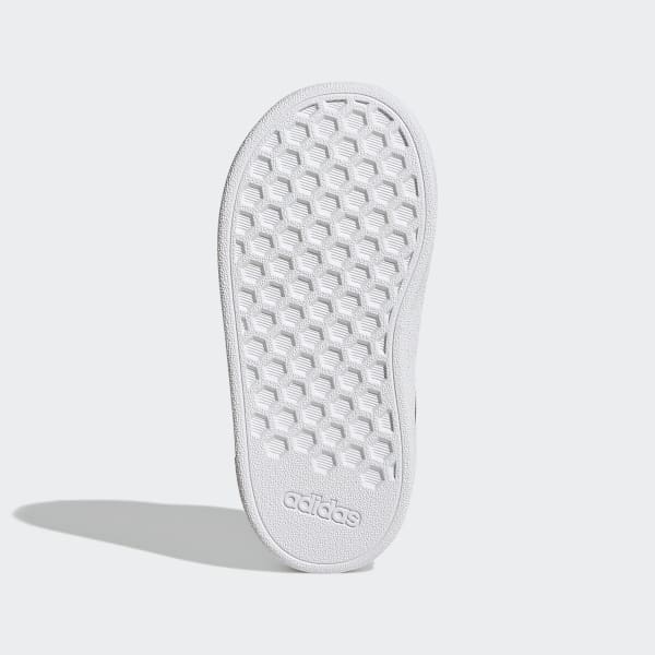White Grand Court Lifestyle Hook and Loop Shoes