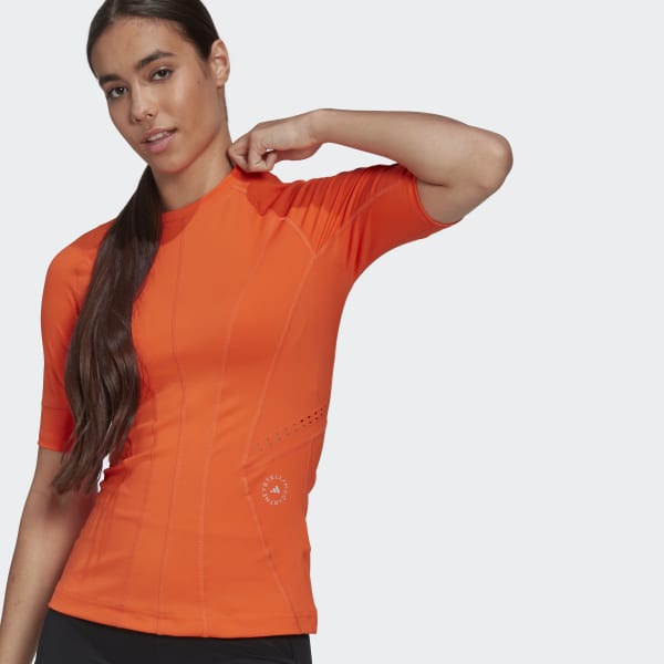 Orange adidas by Stella McCartney TruePurpose Training T-shirt VB146