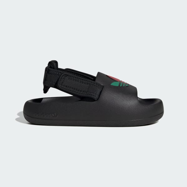 Negro Sandalias Adilette Adiform Kids