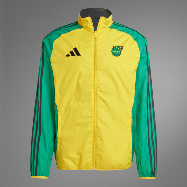 adidas Jamaica Anthem Jacket - Yellow | Free Shipping with