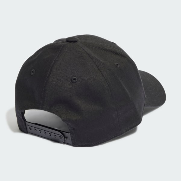 Svart Metallic Trefoil Baseball Caps