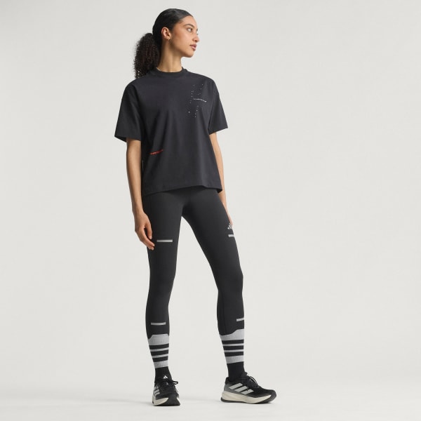 Negro Playera de running Adi365 H.Koumori (Unisex)