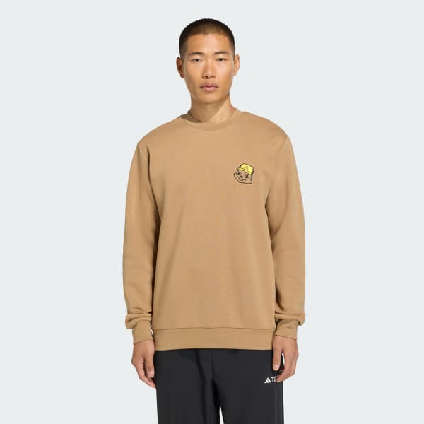 Brown Terrex Trail Rules Graphic Crew Sweatshirt