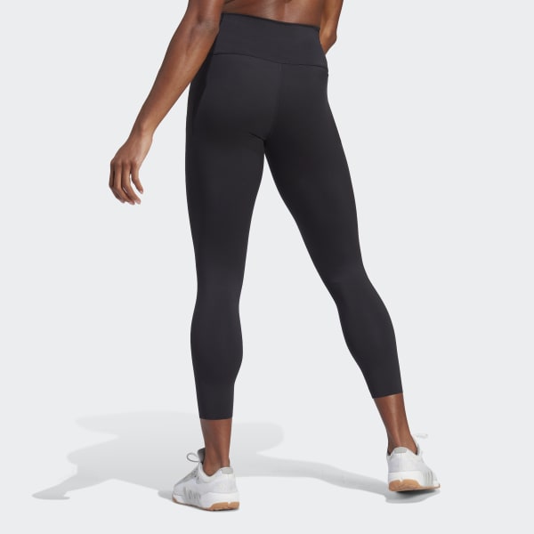 adidas Optime Training Luxe 7/8 Leggings - Black | Women's Training ...