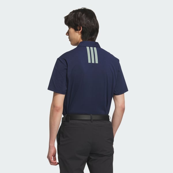 Blue 트위스트니트 반팔 포켓 폴로 셔츠