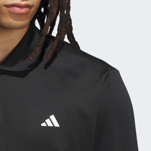 adidas Ultimate365 Cold.rdy Long Sleeve Polo Shirt - Black