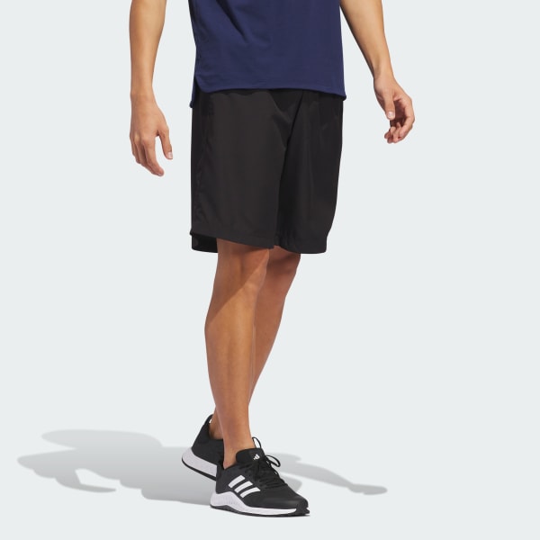 Preto Shorts Malha Colorblock Aeroready