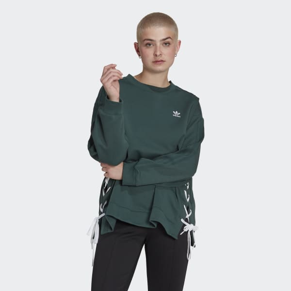 Green Always Original Laced Crew Sweatshirt