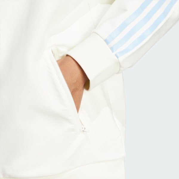 adidas Colorblock Track Top - White | Free Shipping with