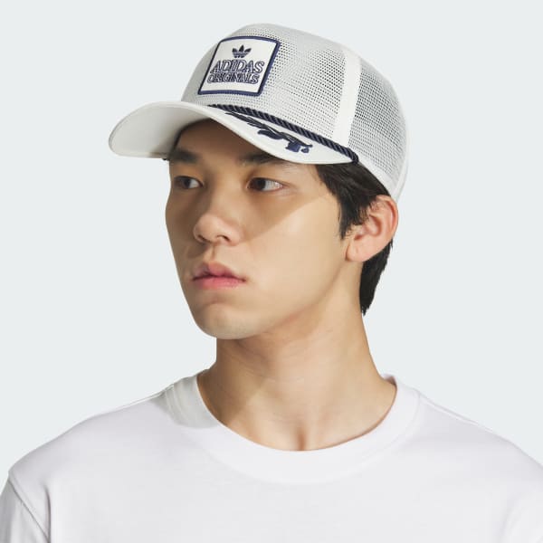 White Major Mesh Trucker Hat