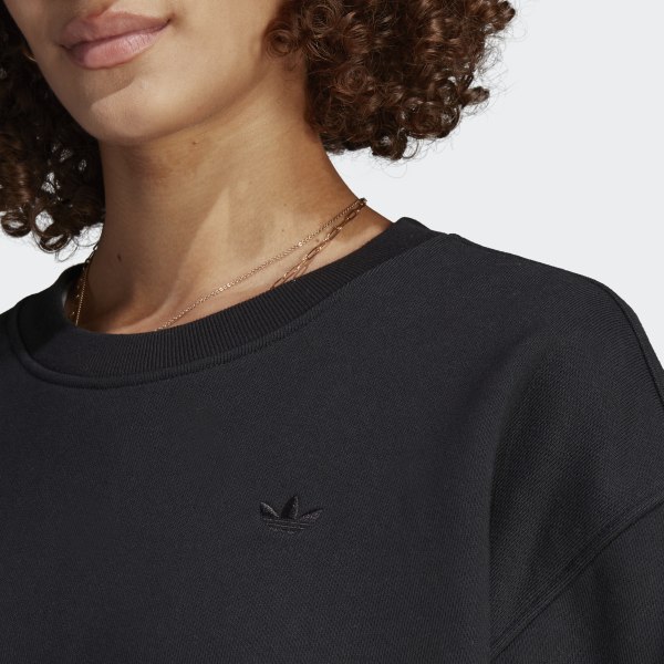 Svart Premium Essentials Oversized Sweatshirt