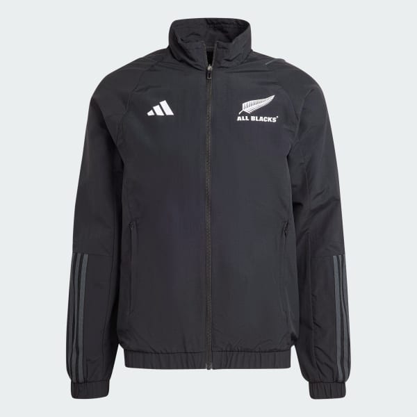 adidas All Blacks Rugby Track Suit Track Top Black adidas UK