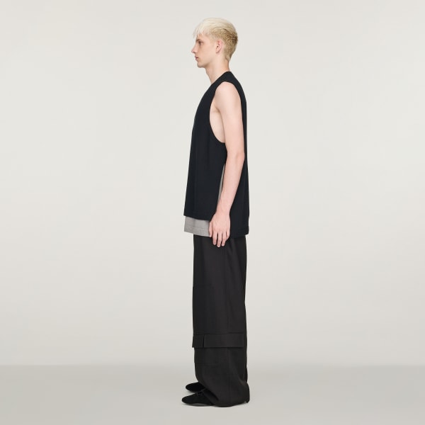 Zwart Y-3 Logo Knit Spencer