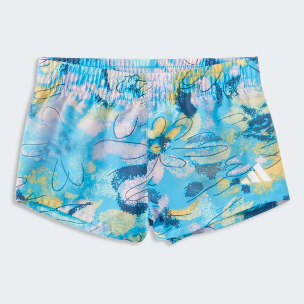 Yellow Sleeveless Tee All Over Print Woven Short Set