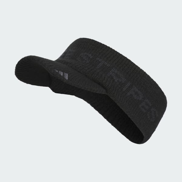 ブラック 【ゴルフ】ニットバイザー