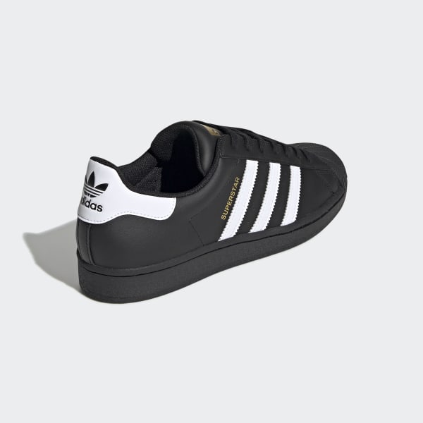 Adidas Men's Superstar Shoes, Black White / 7.5