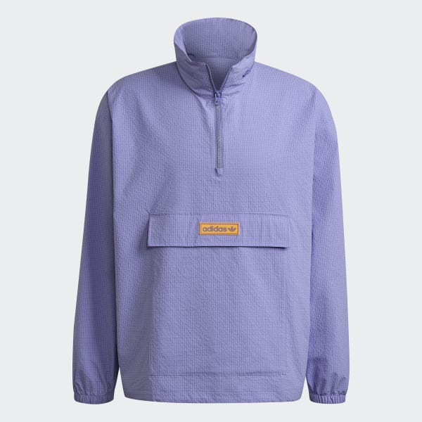 Adidas jacket hot sale half zip