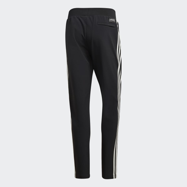 adidas black and white track pants