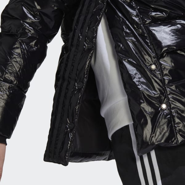 shiny puffer jacket