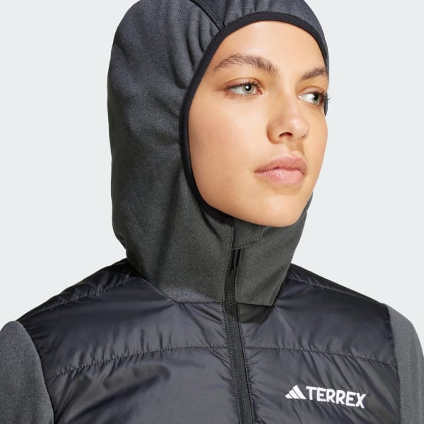adidas Terrex Multi Hybrid Insulated Hooded Jacket - Black | Women's Hiking  | adidas US