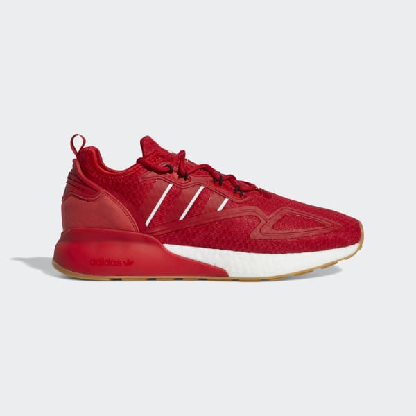adidas ZX Boost Shoes - Red | Men's Lifestyle | adidas US