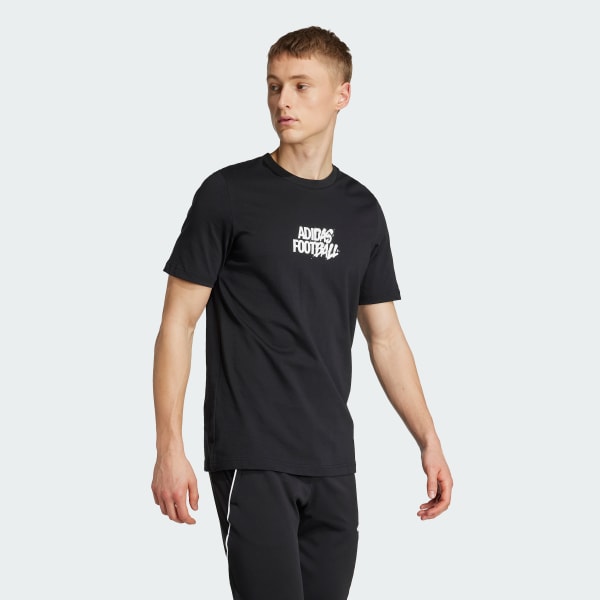 Negro Camiseta estampada de fútbol Tango History