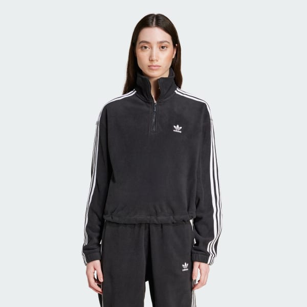 Polar Fleece 1 2 Zip Loose Sweatshirt