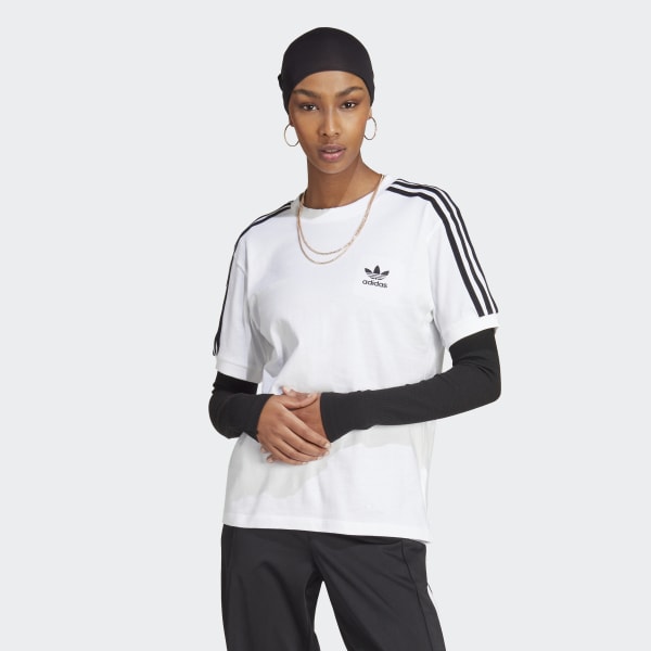 klinge Årvågenhed forhandler adidas Adicolor Classics 3-Stripes Tee - White | Women's Lifestyle | adidas  US