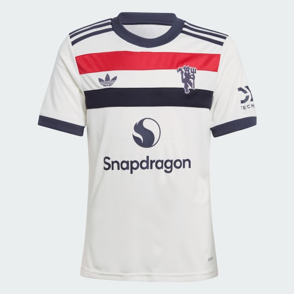 Hvit Manchester United 24/25 Tredjetrøye