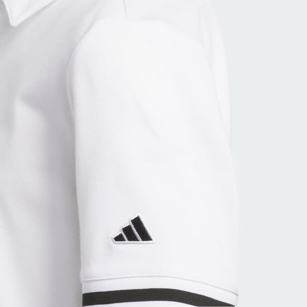White Piqué Club Polo Shirt Kids